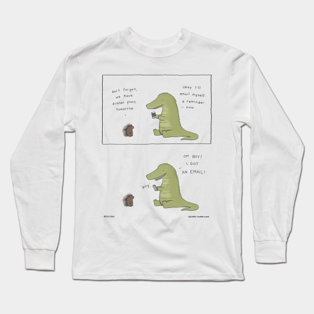 Email Long Sleeve T-Shirt by Liz Climo